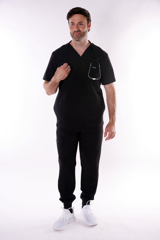 Men's 3-Pocket Scrub Top