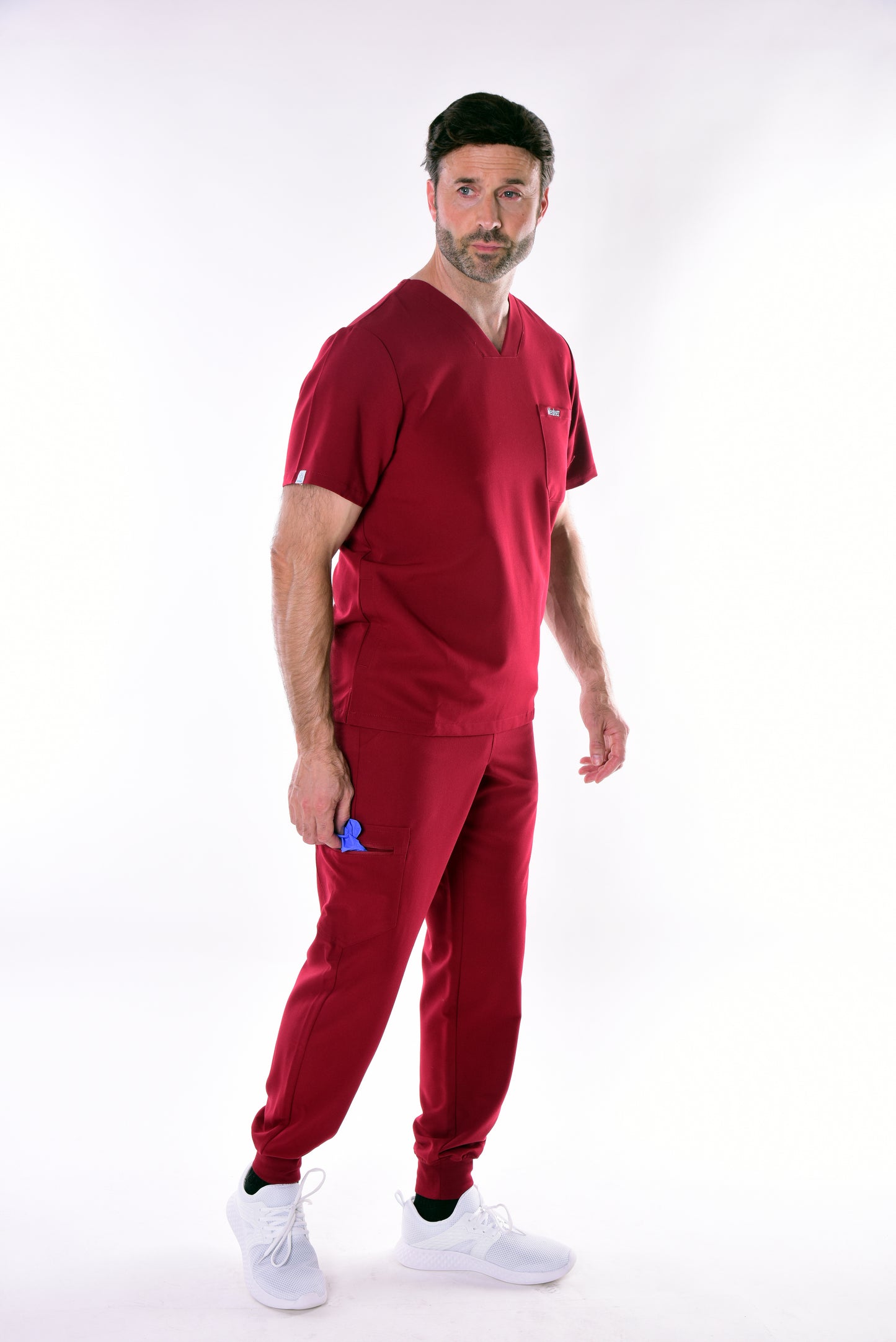 Men's 3-Pocket Scrub Top